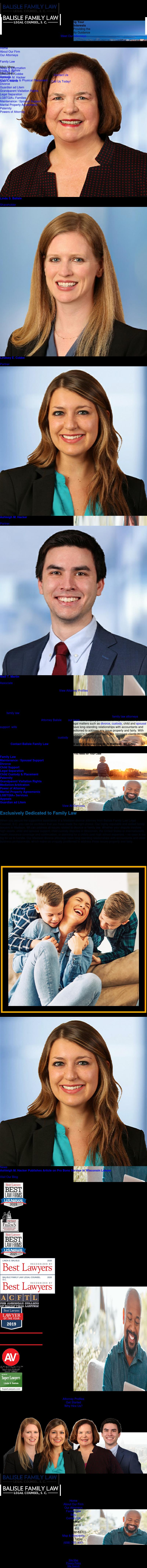 Balisle Family Law Legal Counsel, S.C. - Madison WI Lawyers