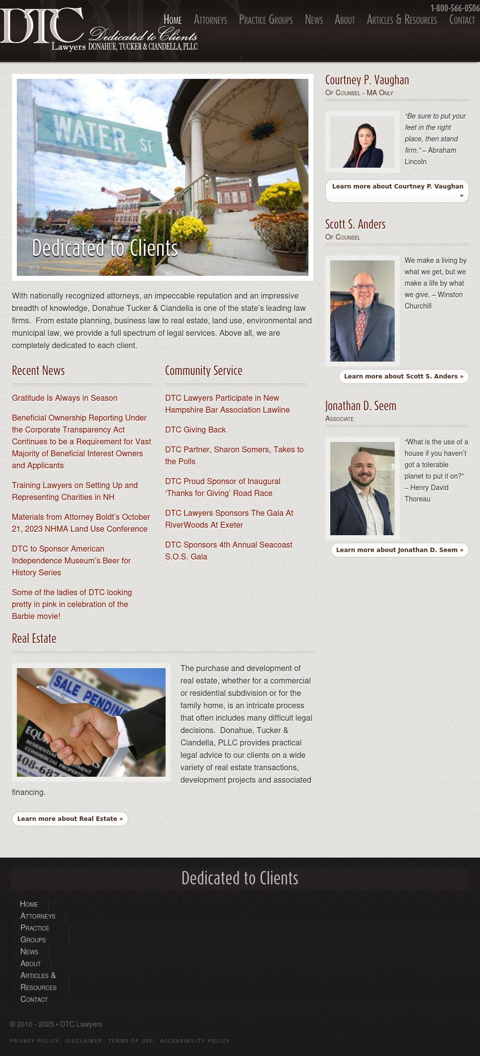 Donahue Tucker & Ciandella PLLC - Exeter NH Lawyers