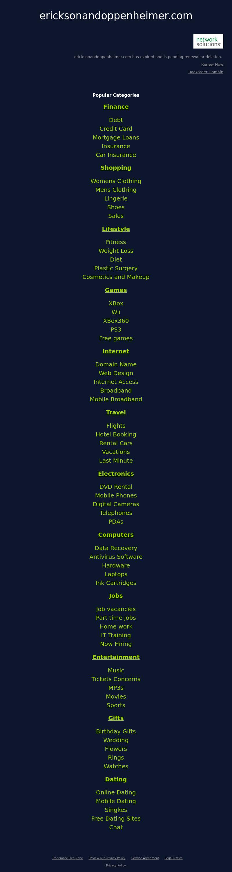 Erickson & Oppenheimer, Ltd. - Chicago IL Lawyers