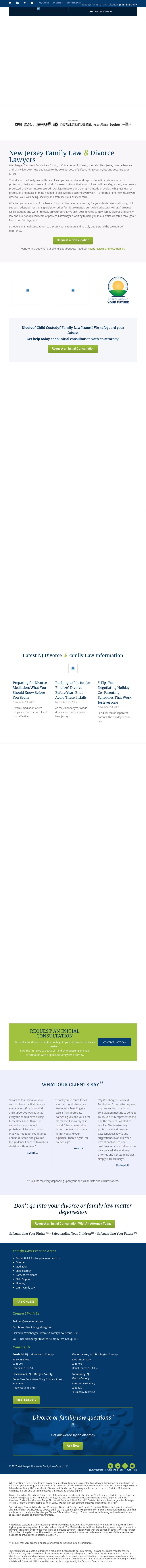 Weinberger Divorce & Family Law Group - Parsippany NJ Lawyers