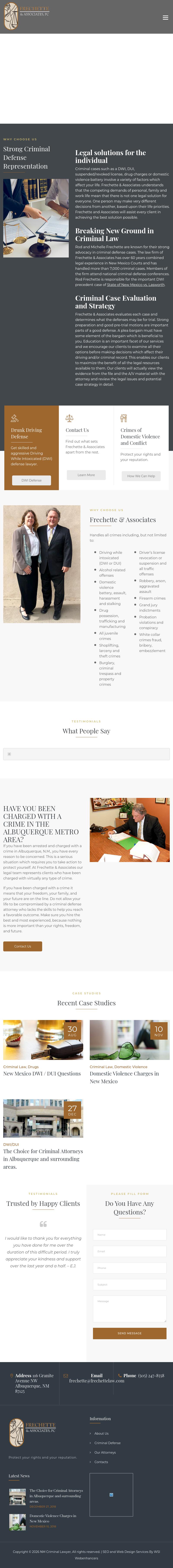 Frechette & Associates, PC - Albuquerque NM Lawyers