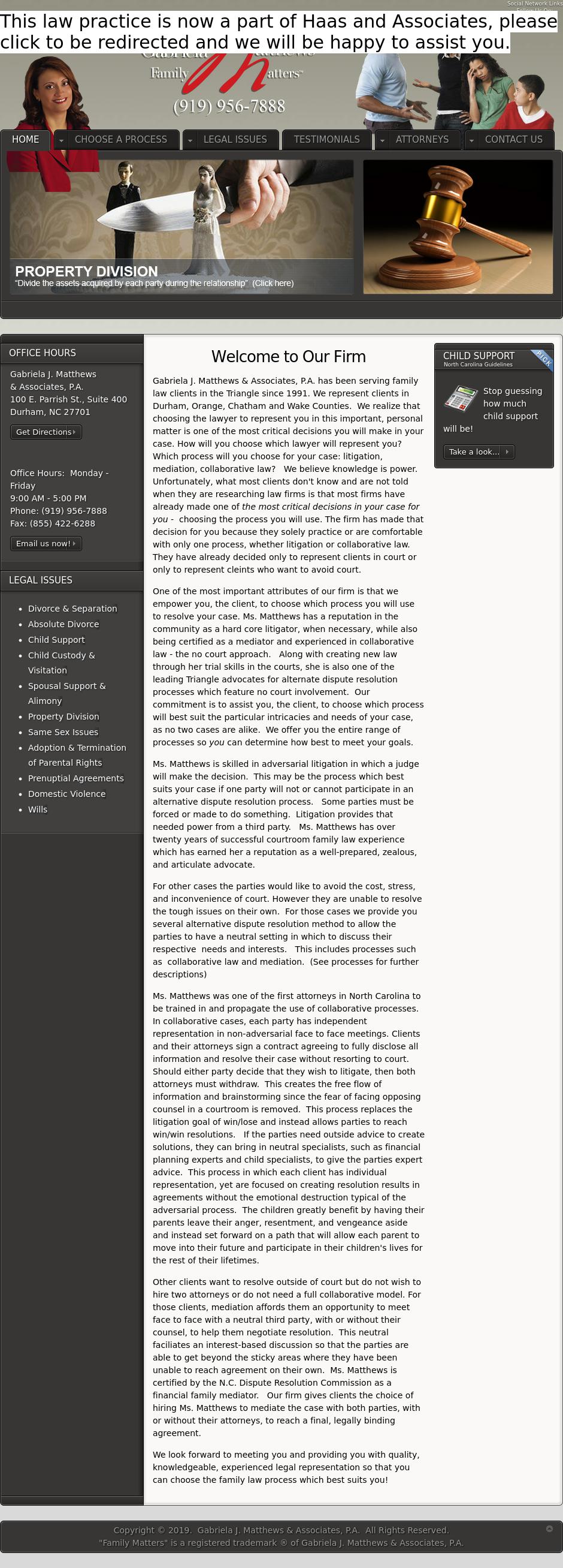 Gabriela J. Matthews & Associates, P.A. - Durham NC Lawyers