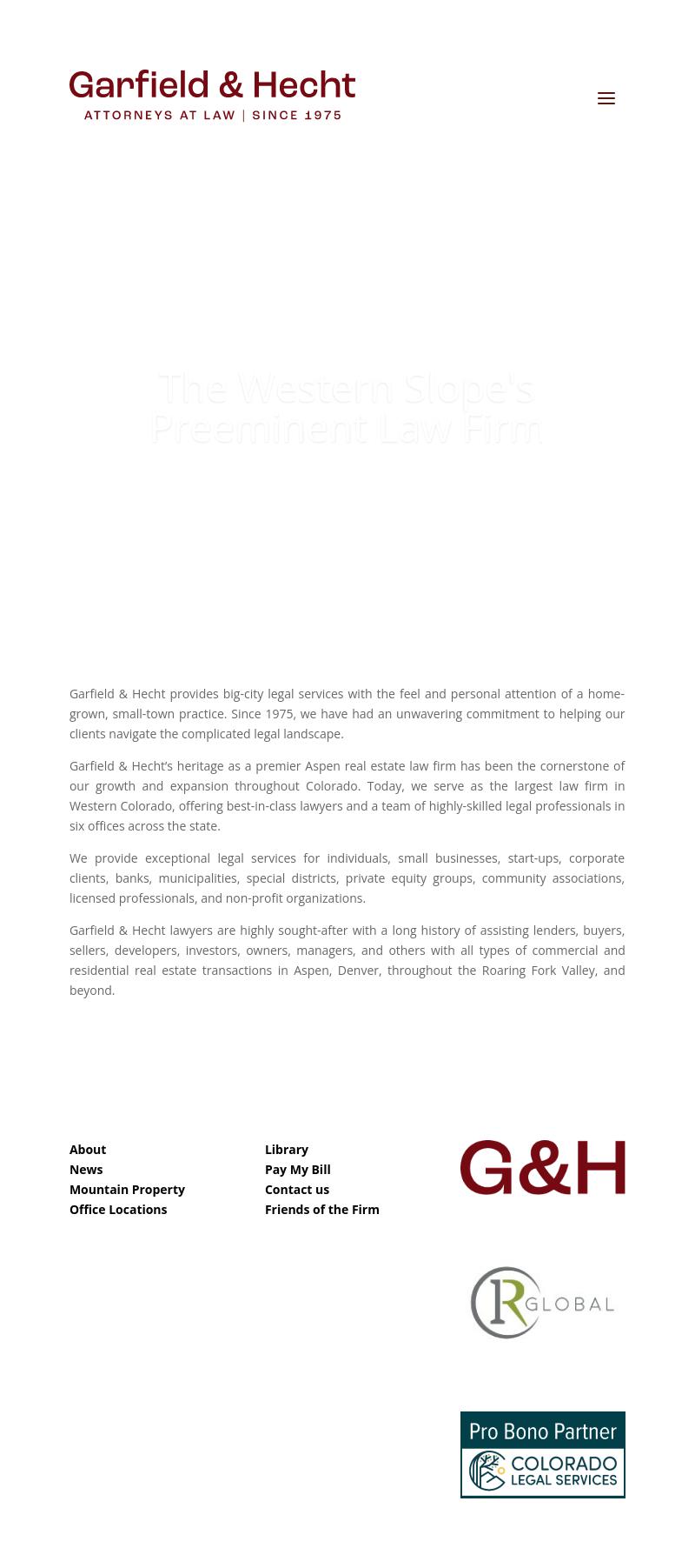 Garfield & Hecht, P.C. - Aspen CO Lawyers