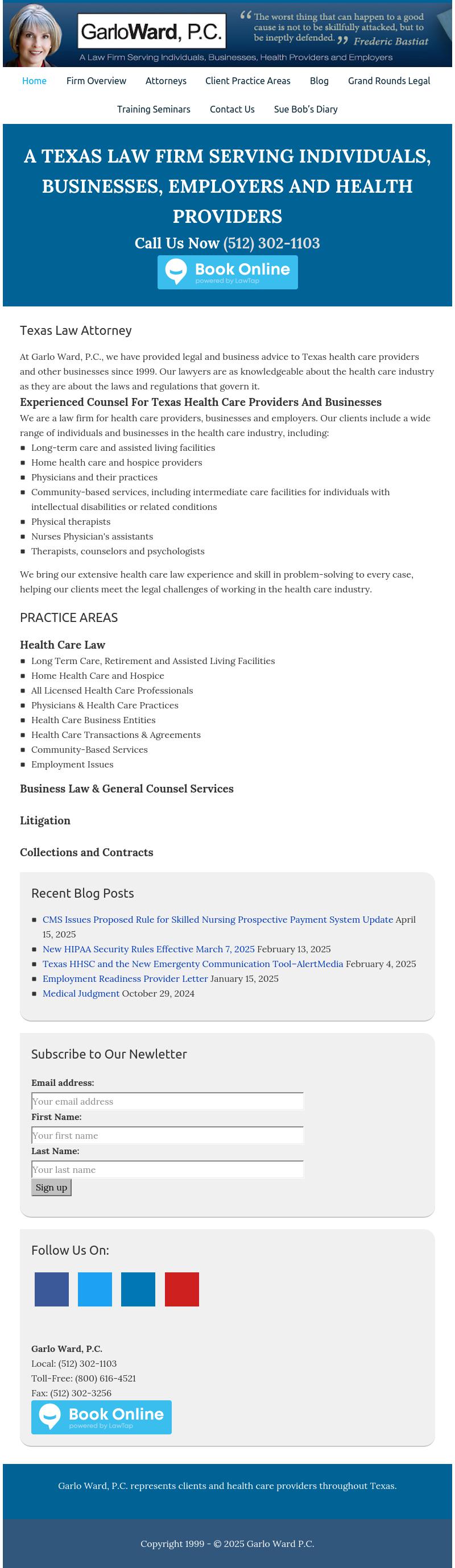 Garlo Ward, P.C. - Lakeway TX Lawyers