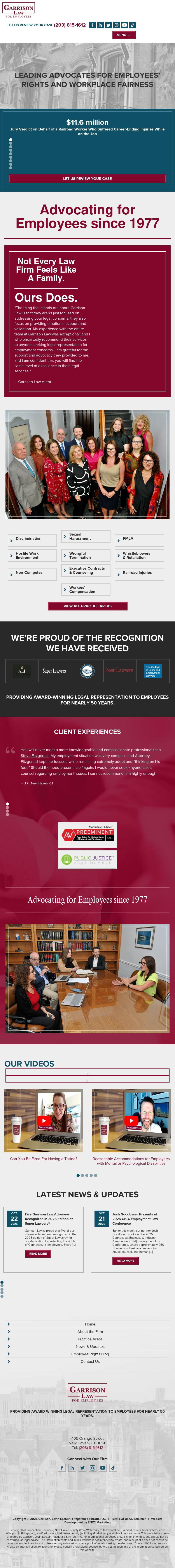 Garrison, Levin-Epstein, Richardson, Fitzgerald & Pirrotti, P.C. - New Haven CT Lawyers