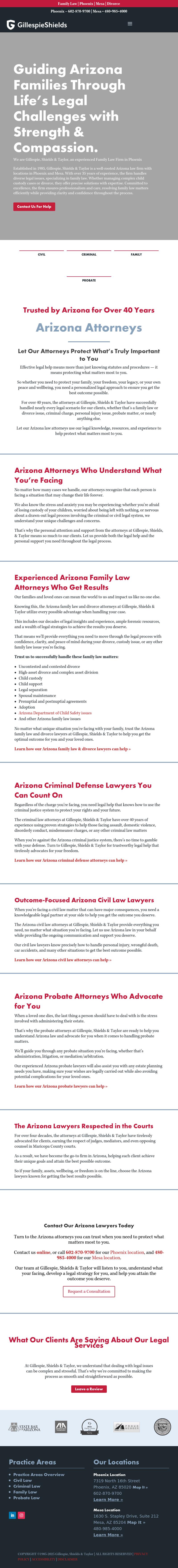 Gillespie, Shields, Durrant & Goldfarb - Phoenix AZ Lawyers