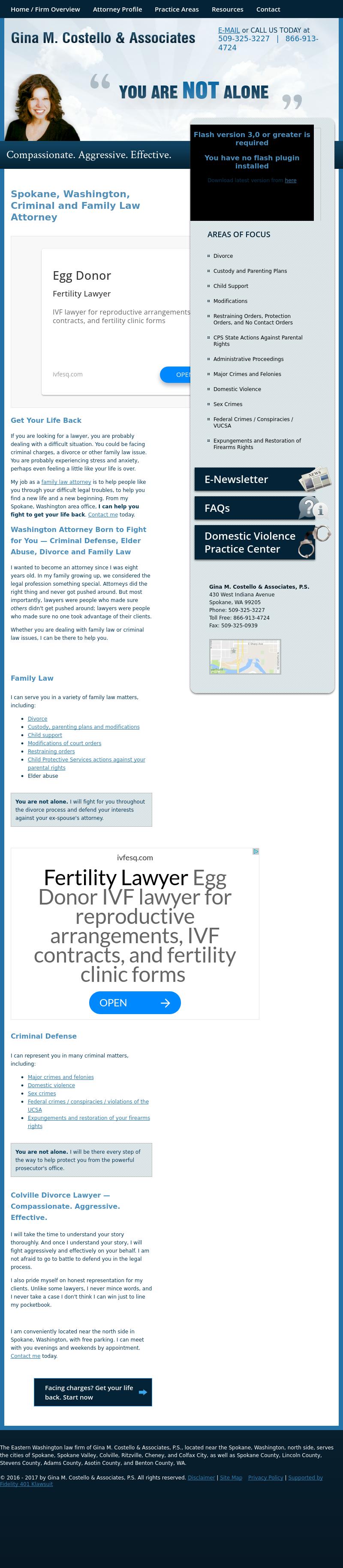 Gina M. Costello & Associates, P.S. - Spokane WA Lawyers
