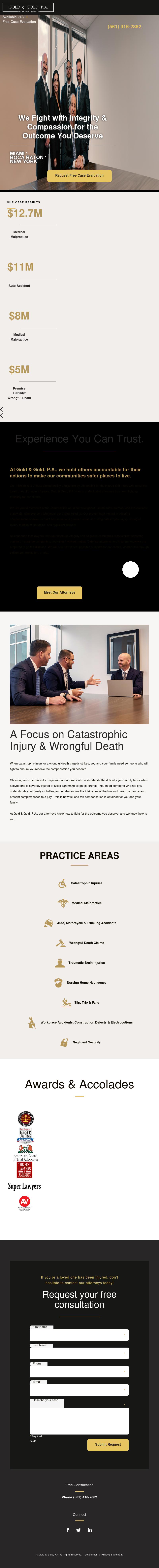 Gold & Gold, P.A. - Boca Raton FL Lawyers