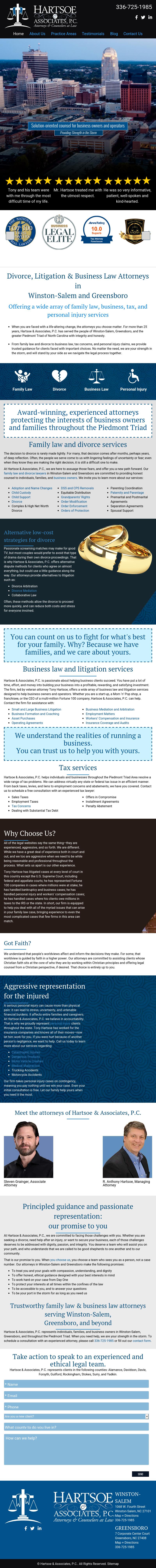 Hartsoe & Associates, P.C. - Winston-Salem NC Lawyers