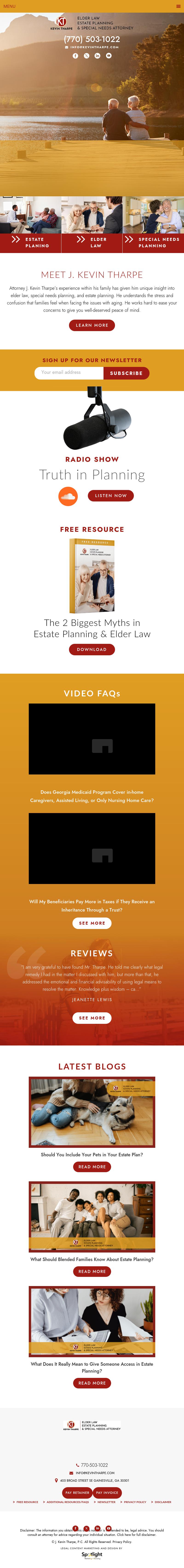 J. Kevin Tharpe, P.C. - Gainesville GA Lawyers