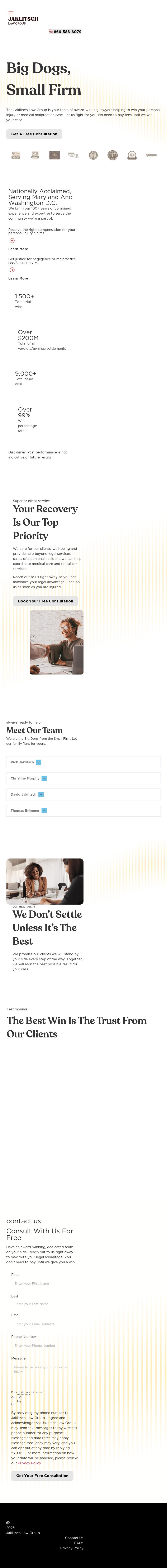 Jaklitsch Law Group - Upper Marlboro MD Lawyers