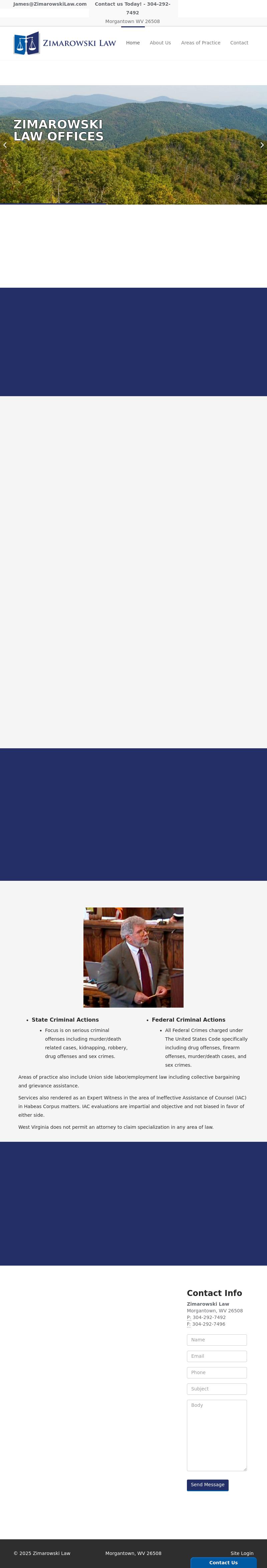 James B. Zimarowski Law Offices - Morgantown WV Lawyers