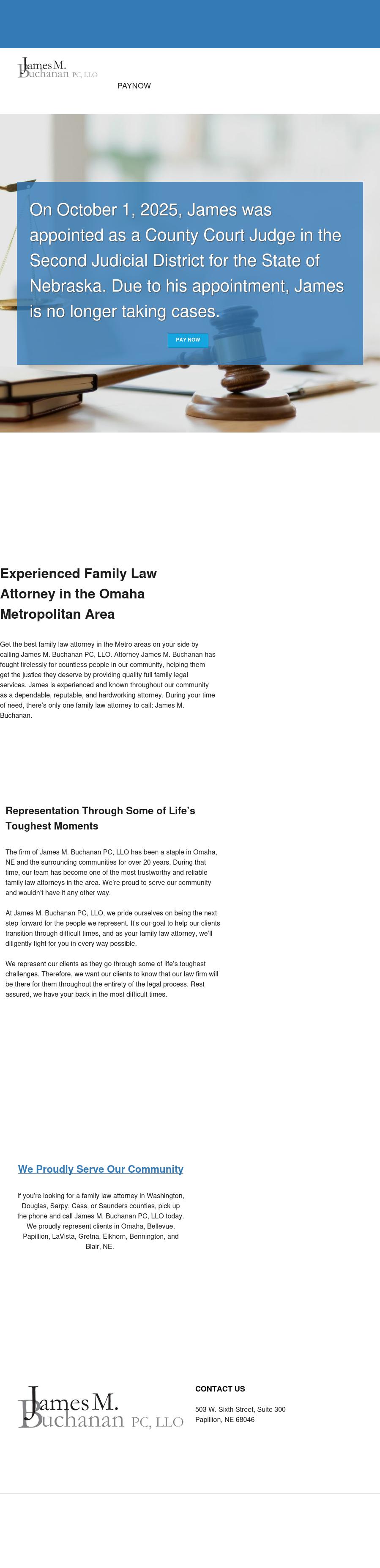James M. Buchanan, P.C., L.L.O. - Omaha NE Lawyers