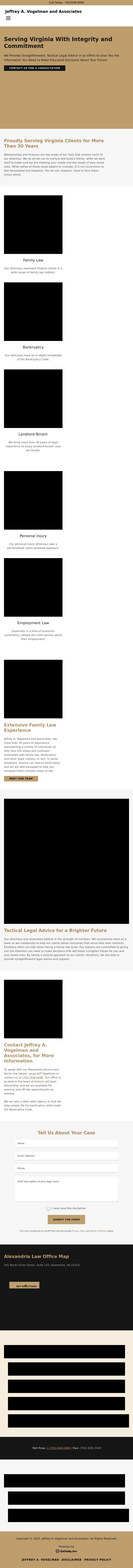 Jeffrey A. Vogelman and Associates - Alexandria VA Lawyers