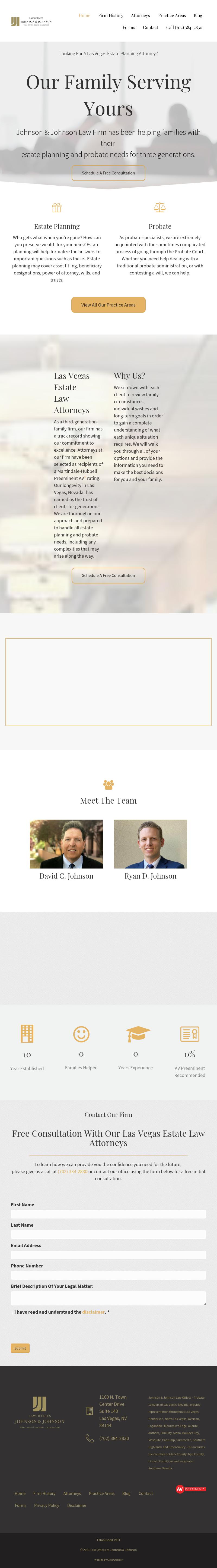 Johnson & Johnson Law Offices - Las Vegas NV Lawyers