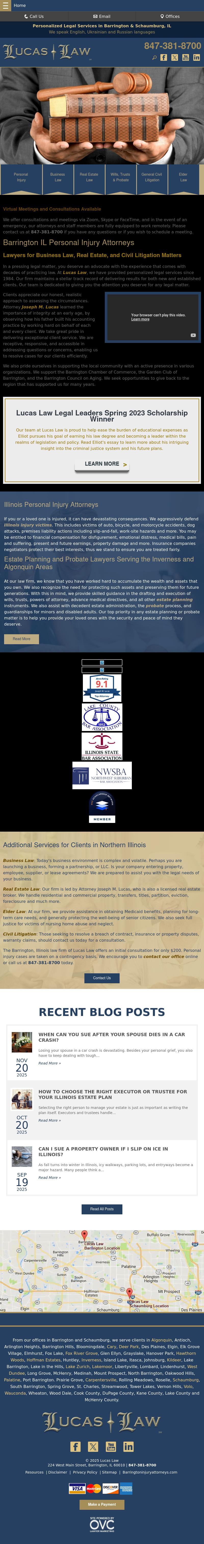 Joseph M. Lucas & Associates, L.L.C. - Barrington IL Lawyers