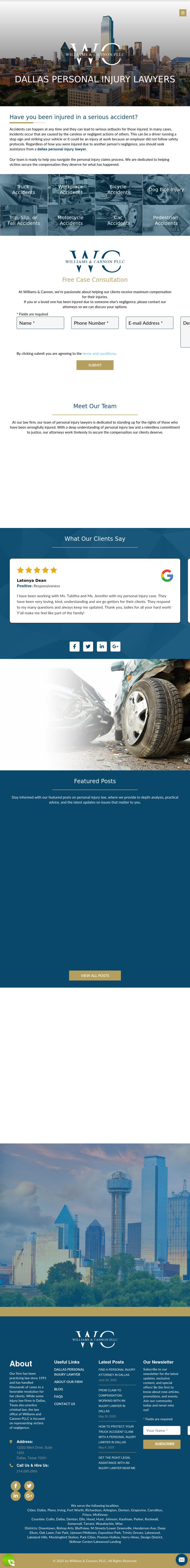 Johnson, Zegen, Scott & Williams, PLLC - Dallas TX Lawyers