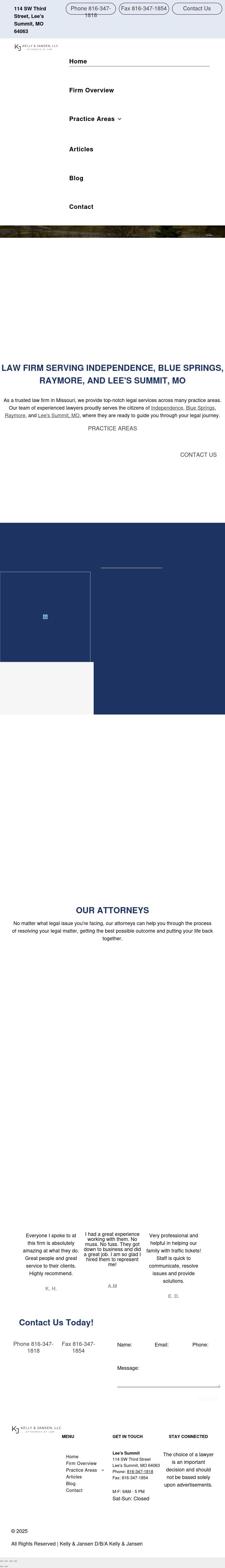 Kelly, Symonds & Reed, LLC - Lee's Summit MO Lawyers