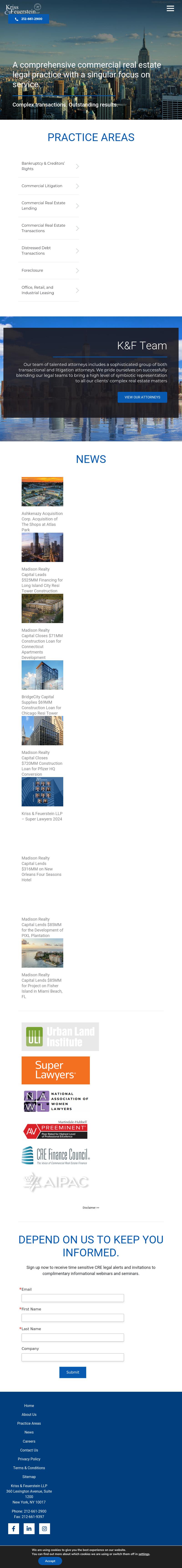 Kriss & Feuerstein, LLP - Hackensack NJ Lawyers