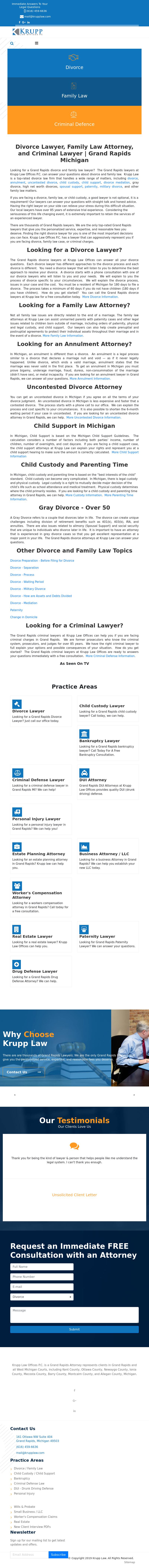 Krupp Law Offices - Grand Rapids MI Lawyers