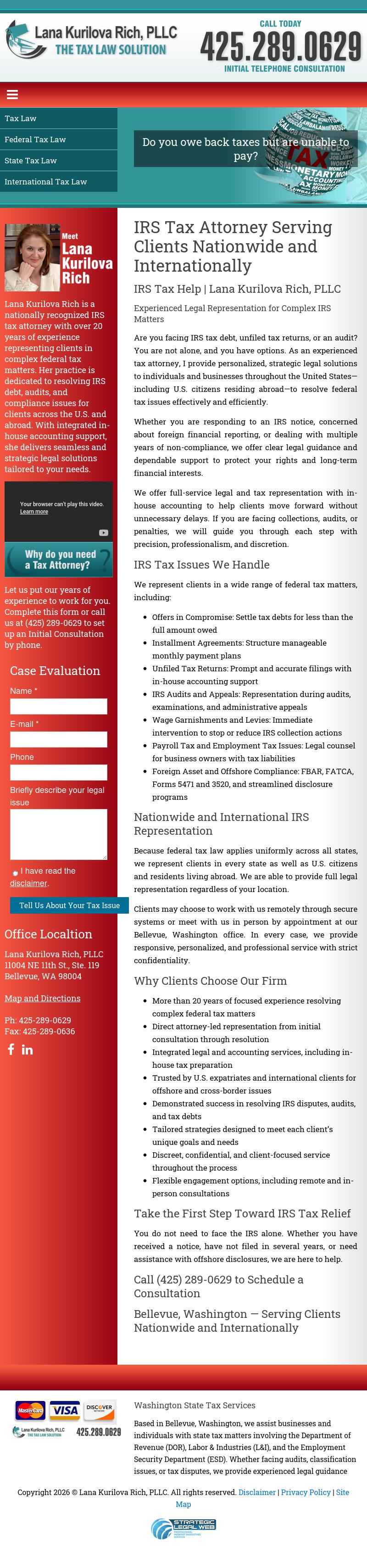 Lana Kurilova Rich PLLC - Bellevue WA Lawyers