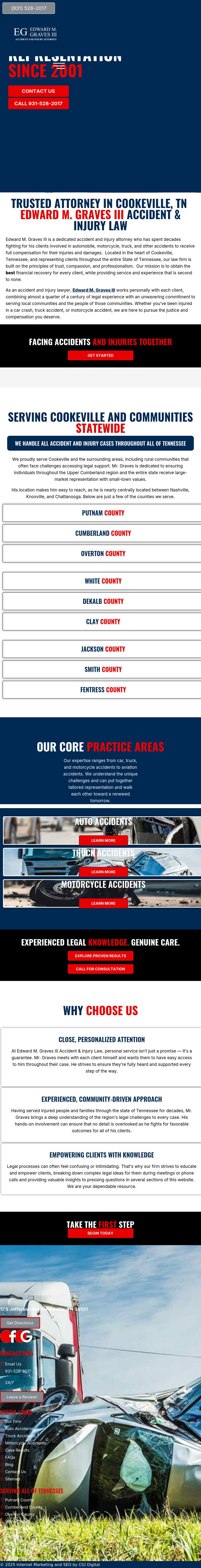 Law Office of Edward M. Graves III - Cookeville TN Lawyers