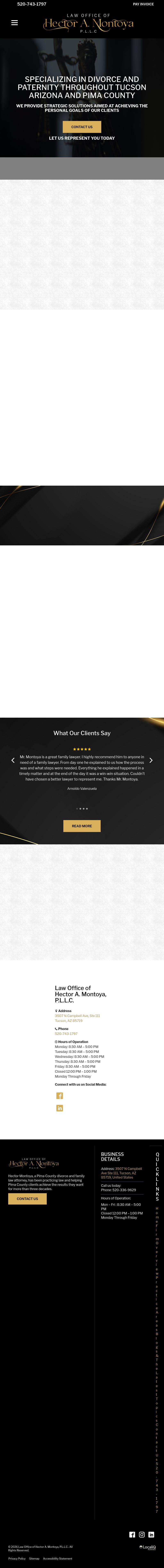 Law Office of Hector A. Montoya, P.L.L.C. - Tucson AZ Lawyers