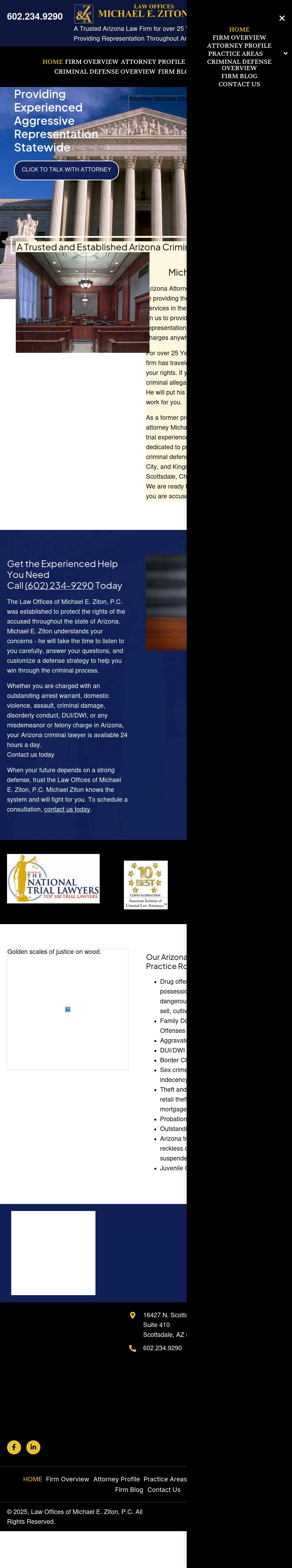 Law Offices Michael E. Ziton, P.C. - Phoenix AZ Lawyers