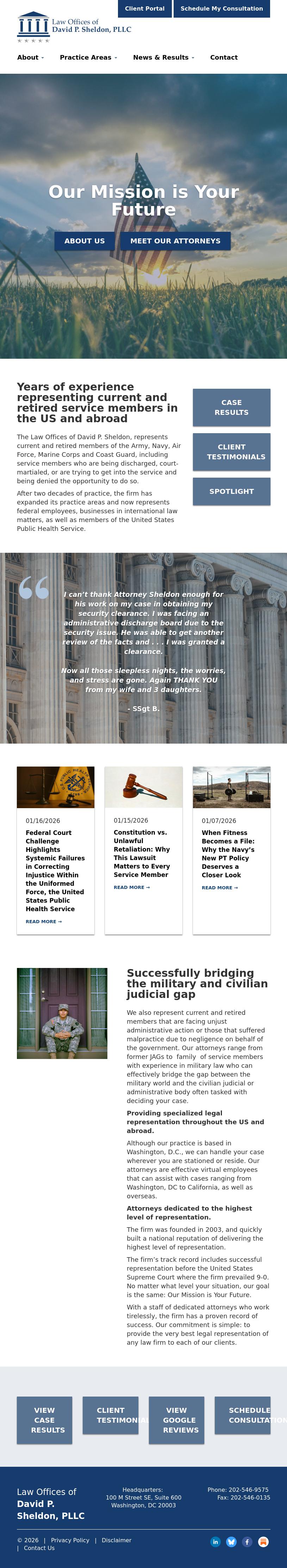Law Offices of David P. Sheldon - Washington DC Lawyers