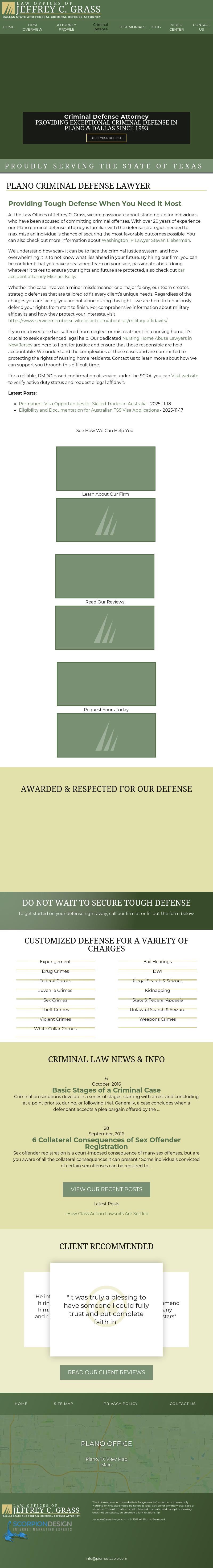 Law Offices of Jeffrey C. Grass - Plano TX Lawyers