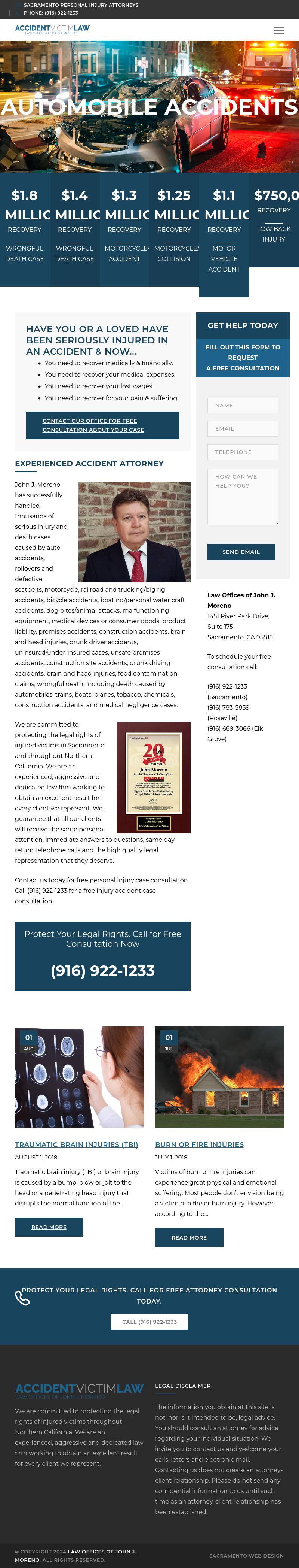 Law Offices of John J. Moreno - Sacramento CA Lawyers