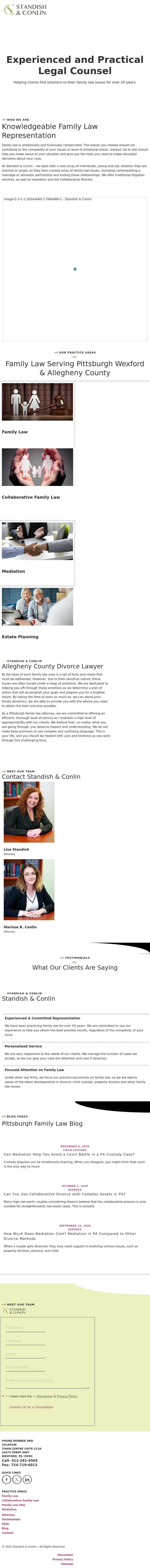 Law Offices of Lisa Standish - Wexford PA Lawyers