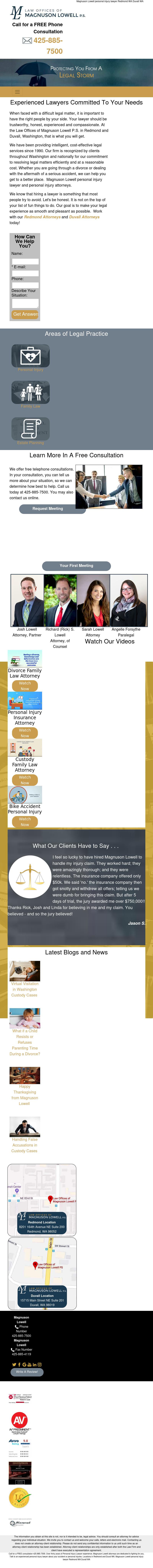 Law Offices of Magnuson Lowell P.S. - Redmond WA Lawyers