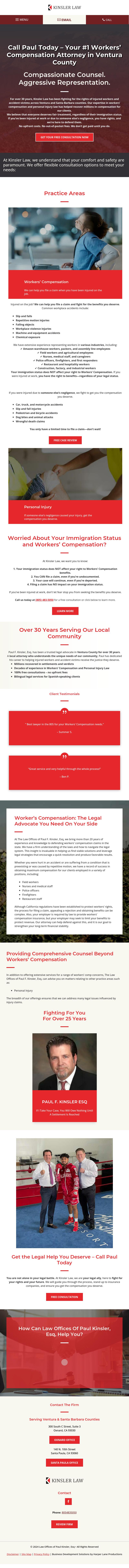 Law Offices of Paul F. Kinsler - Santa Barbara CA Lawyers