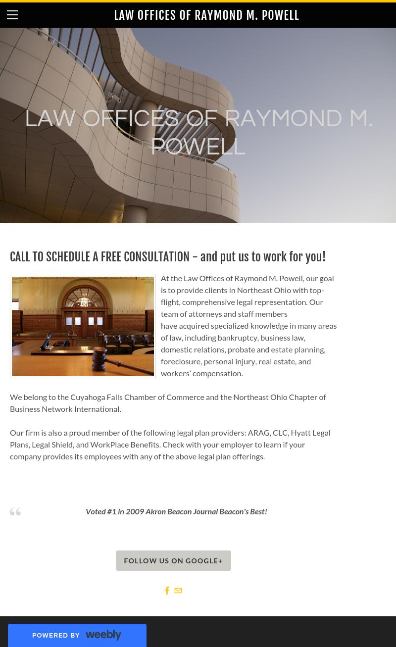Law Offices of Raymond M. Powell, L.P.A. - Cuyahoga Falls OH Lawyers