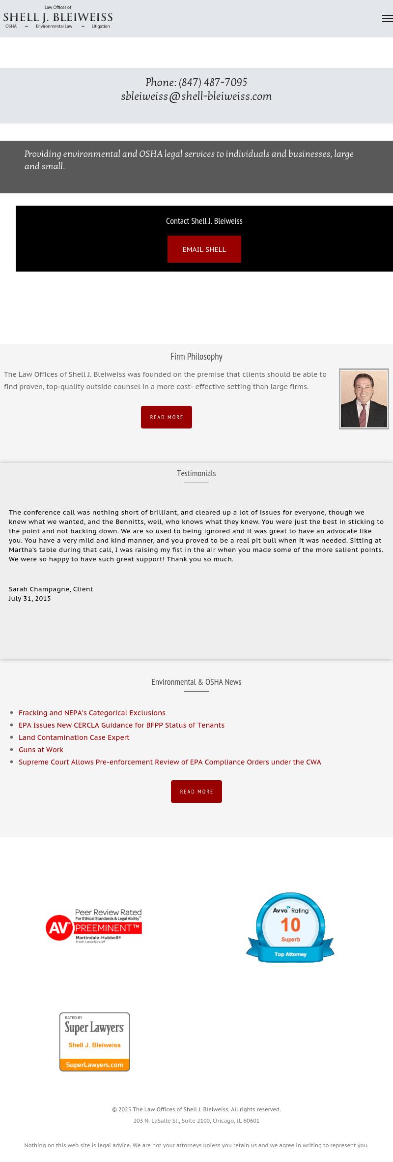 Law Offices of Shell J. Bleiweiss - Barrington IL Lawyers