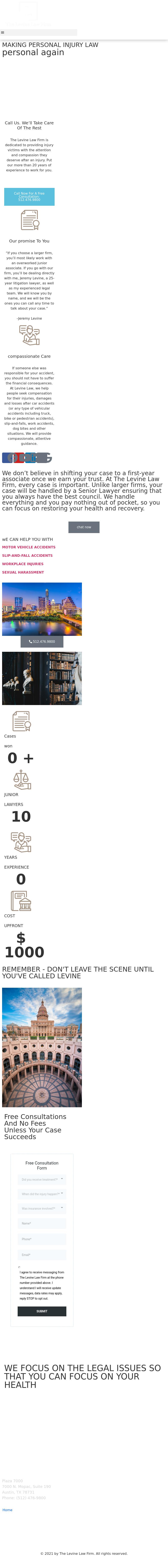 Levine Law Firm P.C. - Austin TX Lawyers