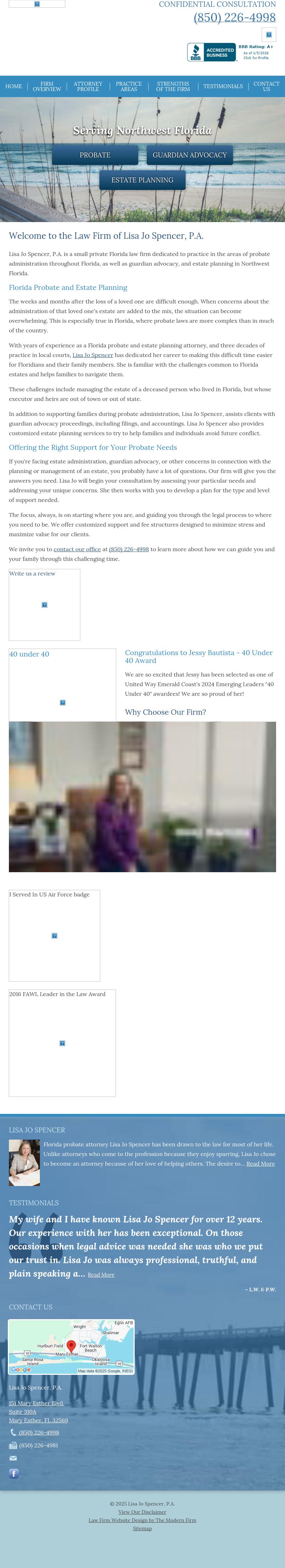 Lisa Jo Spencer - Mary Esther FL Lawyers