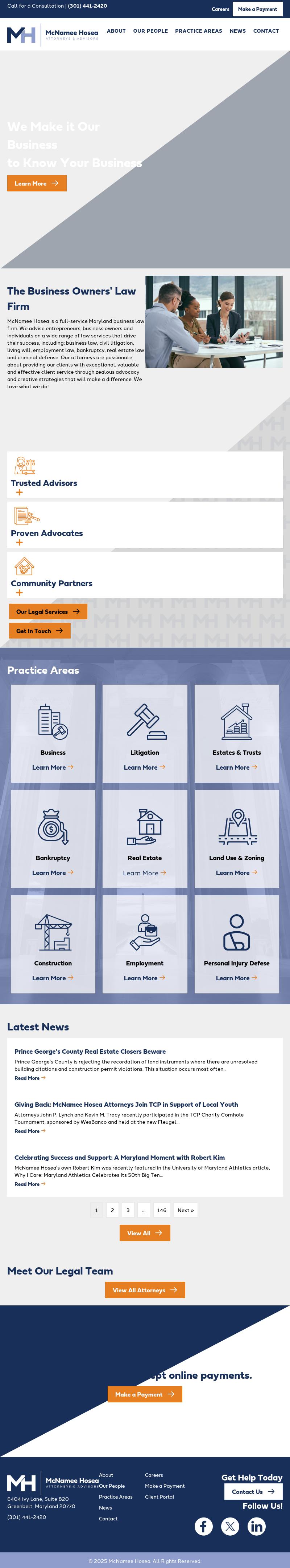 McNamee, Hosea, Jernigan, Kim, Greenan & Lynch, P.A. - Annapolis MD Lawyers