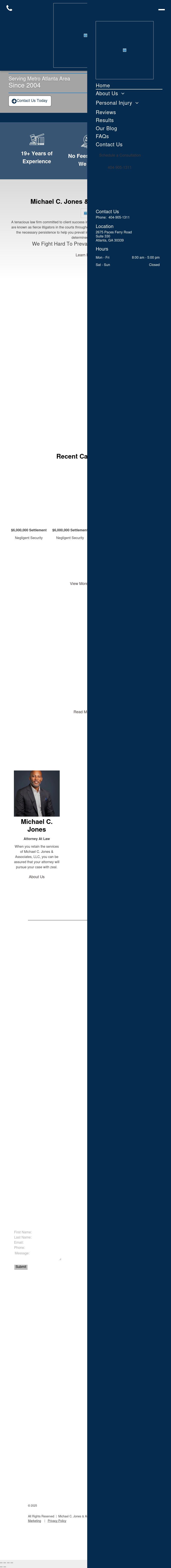 Michael C. Jones & Associates, LLC - Atlanta GA Lawyers