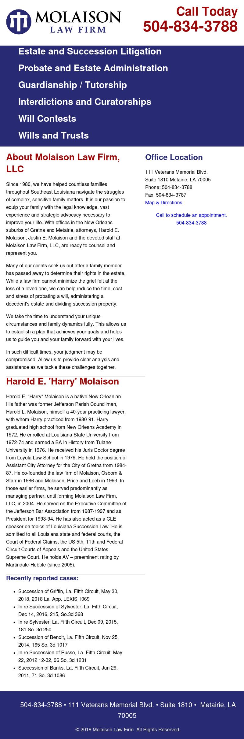 Molaison Law Firm, LLC - Metairie LA Lawyers