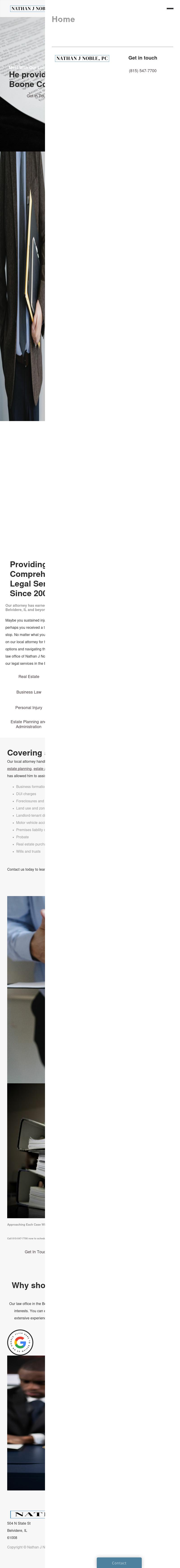 Nathan J. Noble, P.C. - Belvidere IL Lawyers