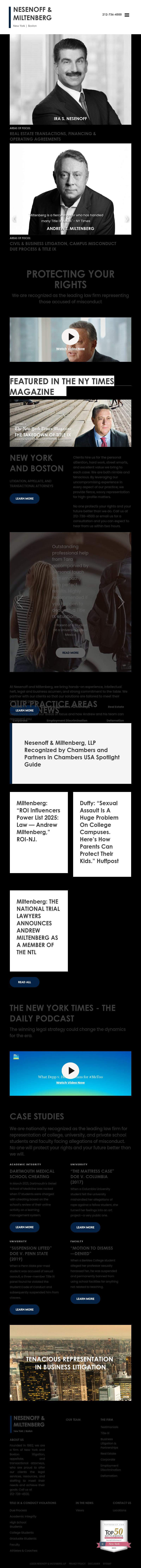 Nesenoff & Miltenberg, LLP - New York NY Lawyers