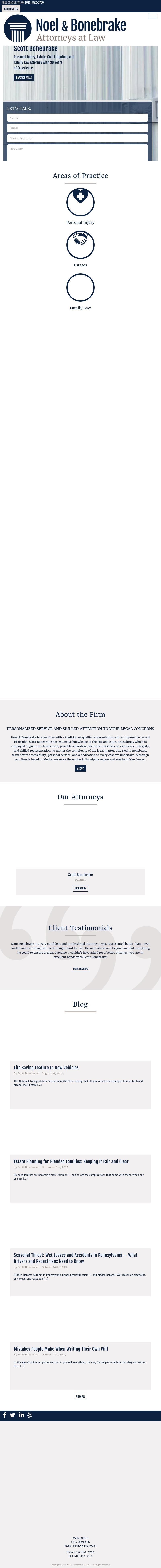 Noel and Bonebrake, Attorneys at Law - Media PA Lawyers