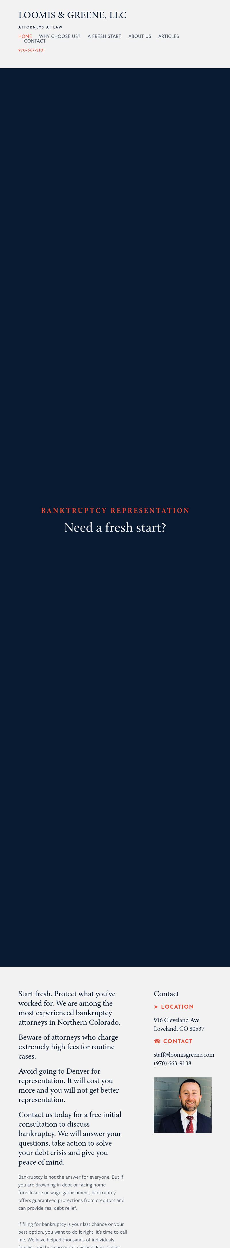 Northern Colorado Bankruptcy Center - Loveland  CO Lawyers