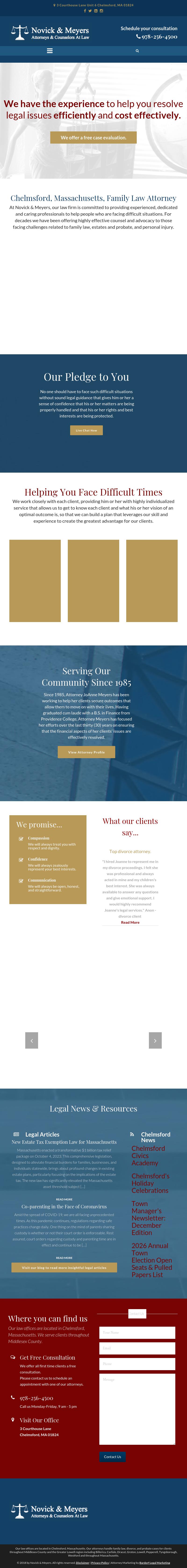 Novick & Meyers - Westford MA Lawyers