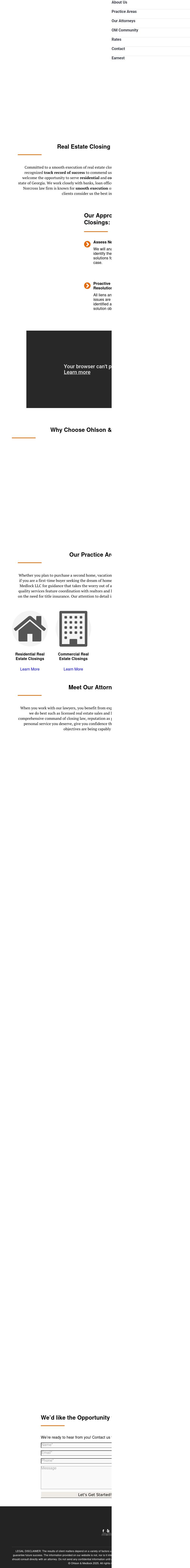 Ohlson & Medlock LLC - Norcross GA Lawyers