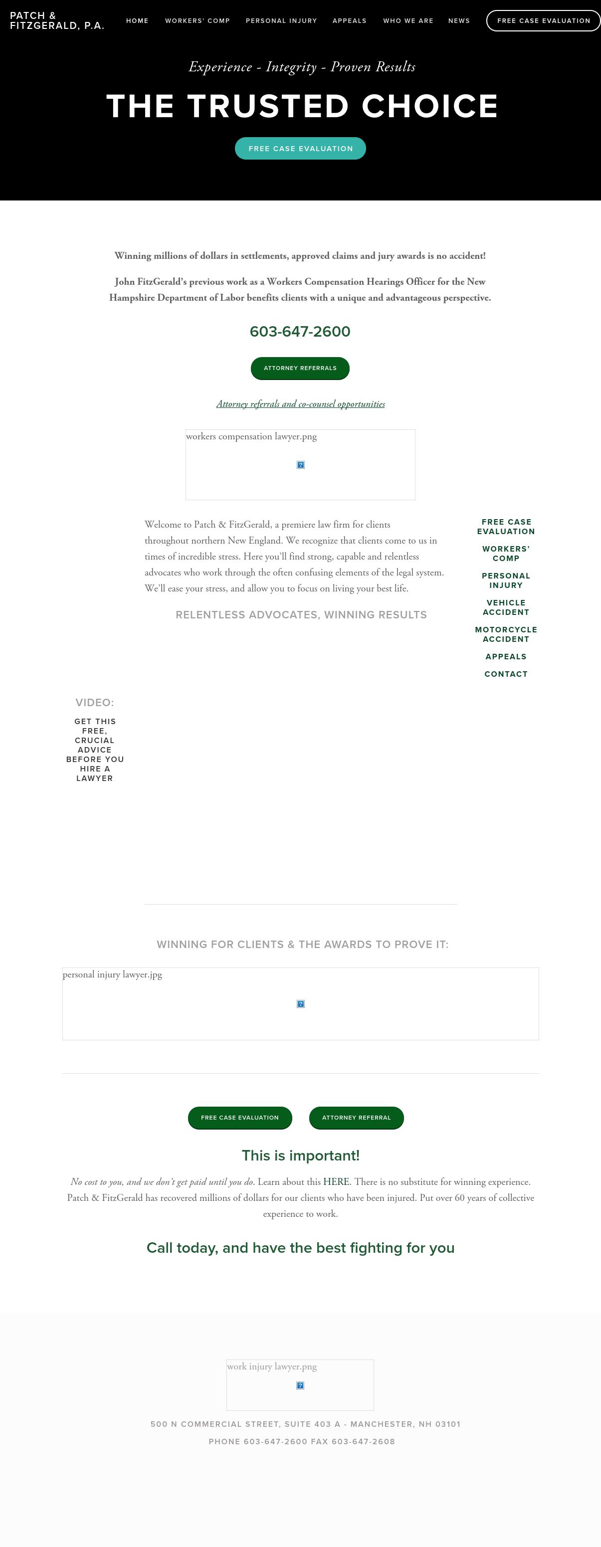 Patch & FitzGerald - Littleton  NH Lawyers