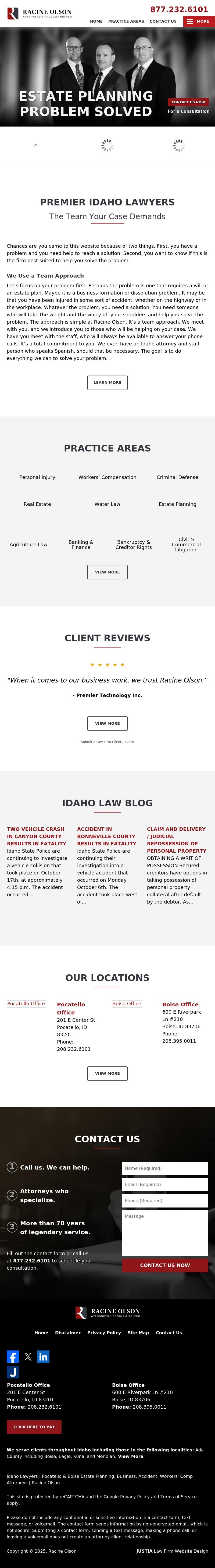 Racine Olson - Boise ID Lawyers