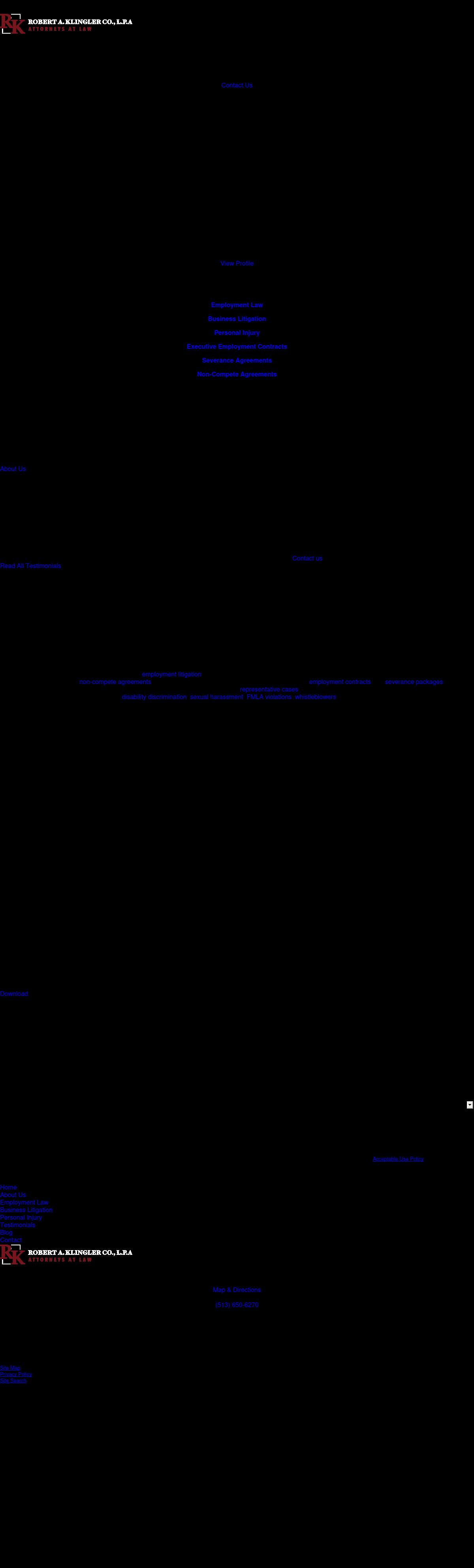 Robert A. Klingler Co., L.P.A. - Cincinnati OH Lawyers